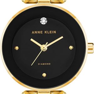 Anne Klein Women's Genuine Diamond Dial Bangle Watch